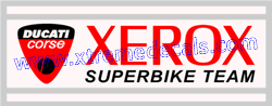 Single DUCATI - XEROX SUPERBIKE TEAM Decal